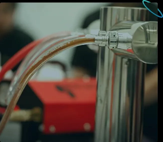 Tap Care technician performing draft beer system maintenance and beer line cleaning in Thailand